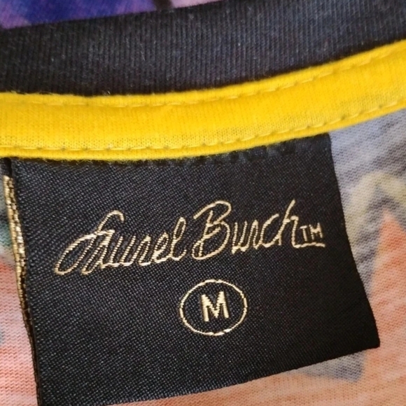 Laurel Burch Laurels Garden Cats Pullover Top 3/4 Sleeve M RETIRED - Picture 4 of 5